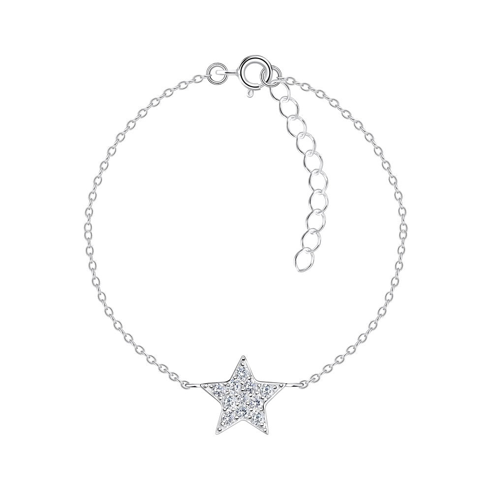 sterling silver star bracelet